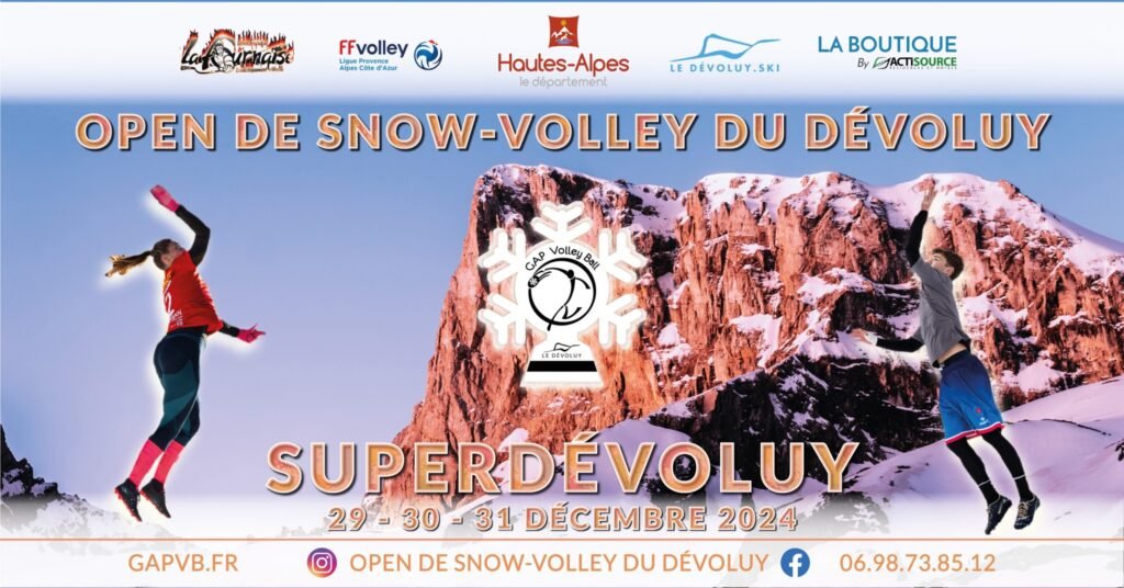 Open de Snow Volley 2024 du Dévoluy.